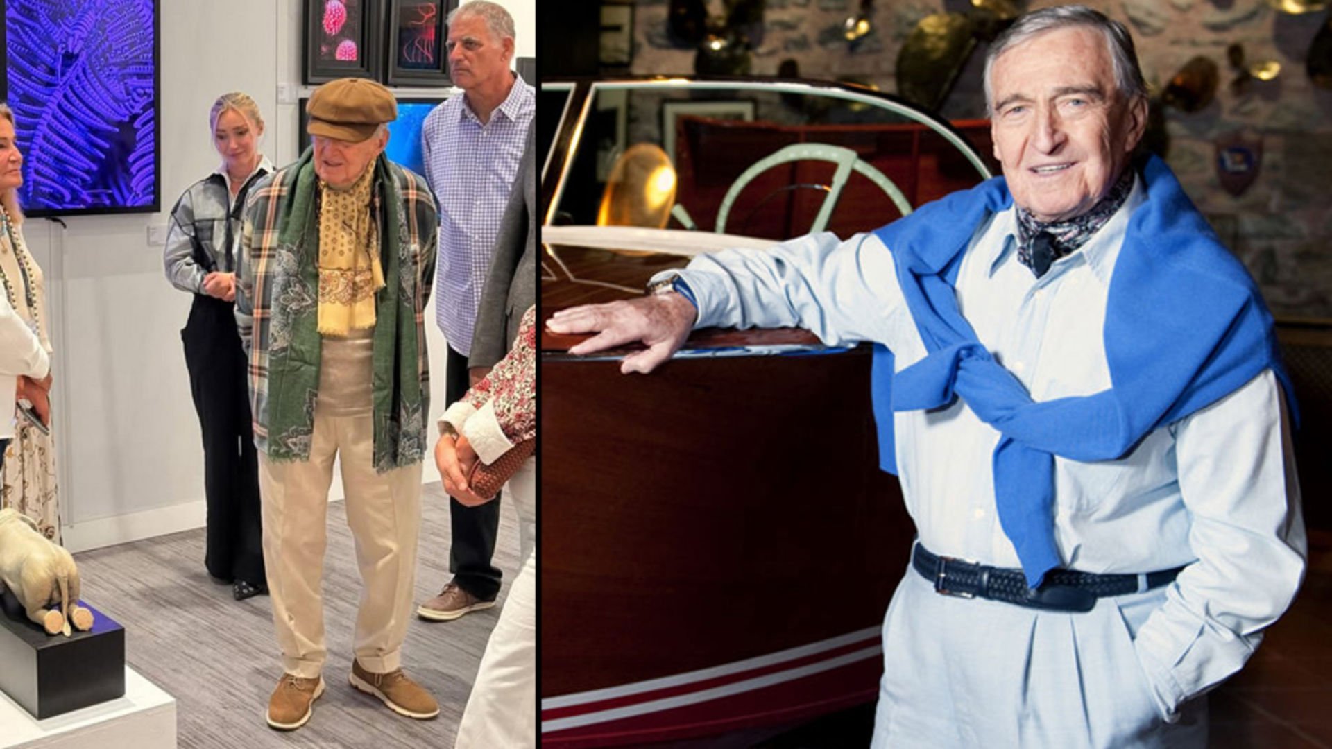 Koç Holding Onursal Başkanı Rahmi Koç, Contemporary İstanbul'da eserleri inceledi, dostlarıyla sohbet etti. 20. edisyon Tersane İstanbul'da gerçekleşti.