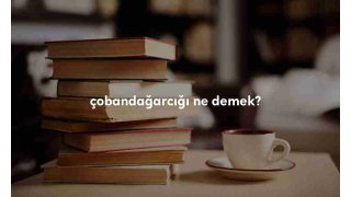 çobandağarcığı kısaca ne demek? Anlamı nedir?