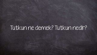 Tutkun ne demek? Tutkun nedir?