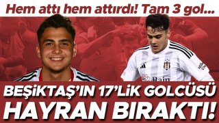 Beşiktaş'ta Mustafa Erhan Hekimoğlu şov! Hem attı hem attırdı 