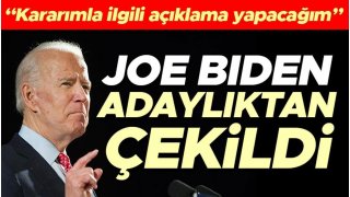 Son dakika… ABD Başkanı Biden, seçim yarışından çekildiğini duyurdu: Adayım Kamala Harris 