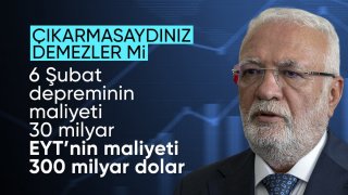 Mustafa Elitaş'tan EYT yorumu: 5 yıllık maliyeti 300 milyar dolar 