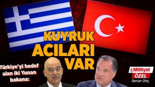 Türkiye'yi tehdit eden Yunan bakanlar Dendias ve Georgiadis'e: Kuyruk acıları var! 